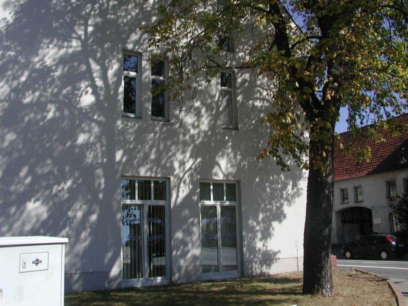 Holz Balkontür Weiß 2 Flügelig mit Oberlicht & Glasteilende Sprosse