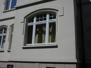 Holzfenster 3 Flügelig mit Oberlicht Stichbogen & Sprossen
